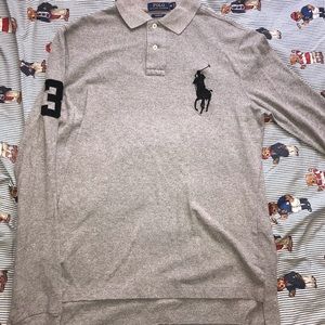 Polo Ralph Lauren Big Pony long sleeve custom fit